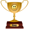 Top Award for Easy Level (Minimum Taps)
