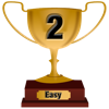 Number 2 Award for Easy Level
