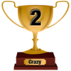 Number 2 Award for Crazy Level